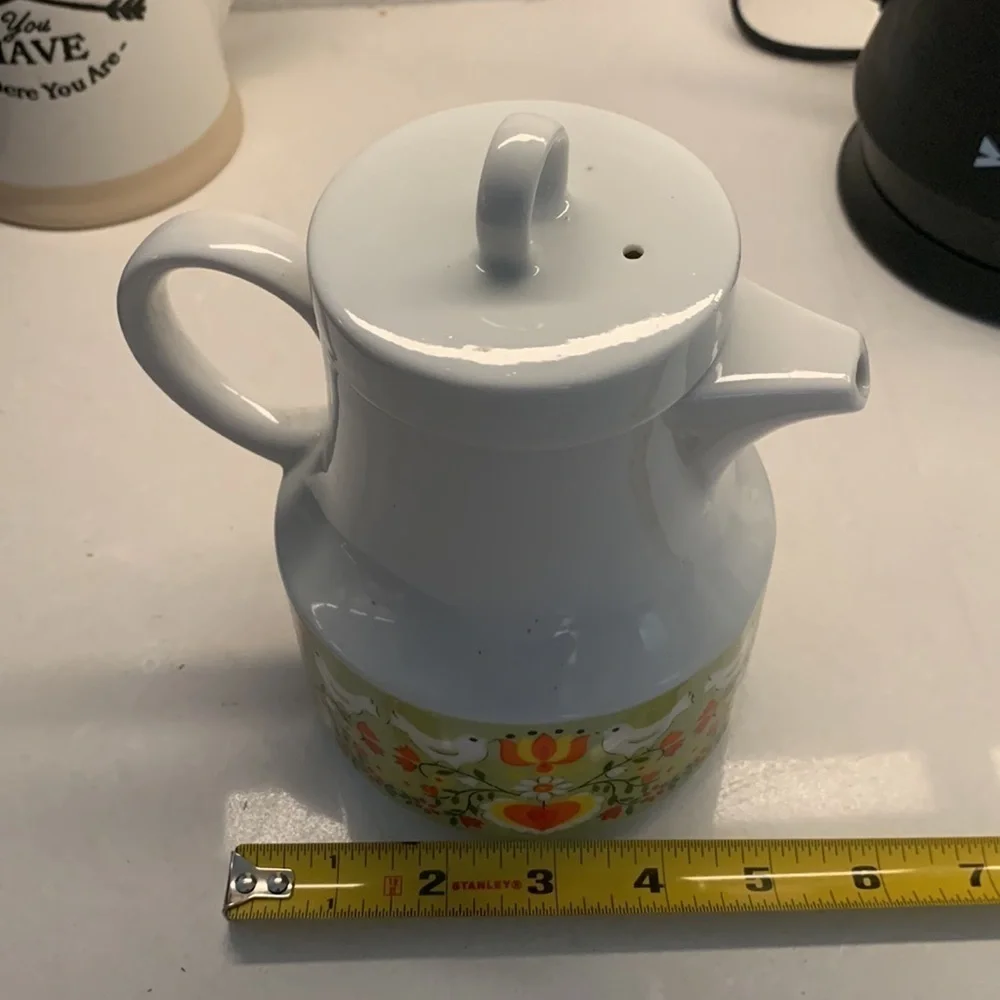 VINTAGE Bird Capistrano Japan 60s 70s Coffee Tea Pot